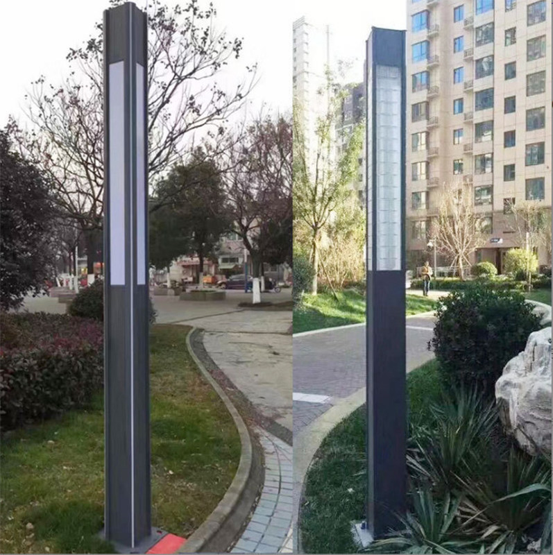 Spot LED Quadrato Paesaggio Luce Post IP65 Solar Garden Light per Park Street Lamp